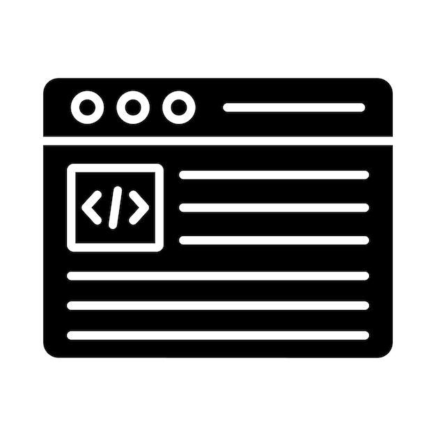 Web Coding Icon