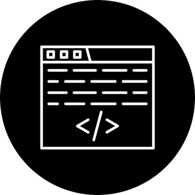 Web Coding Icon