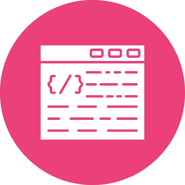 Web Coding Icon