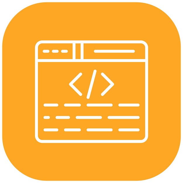 web coding vector illustration style