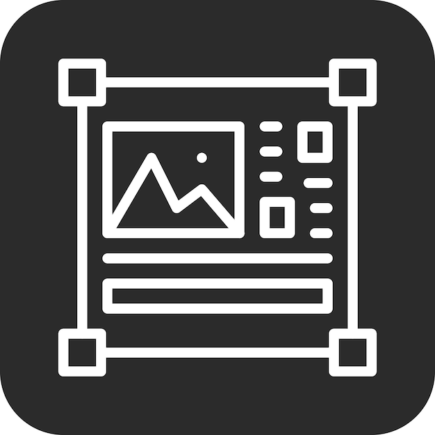 web layout vector icon illustration of coding and development iconset