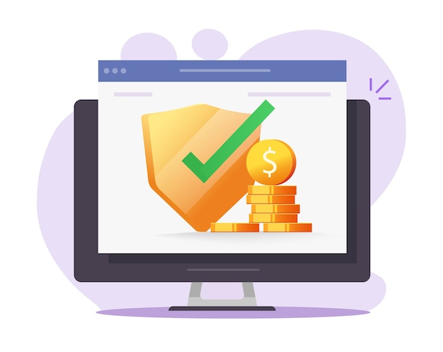 Web money insurance digital financial web protection online guarantees