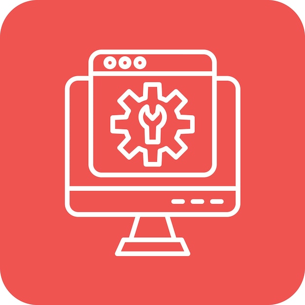 web optimization icon vector image can be used for online marketing