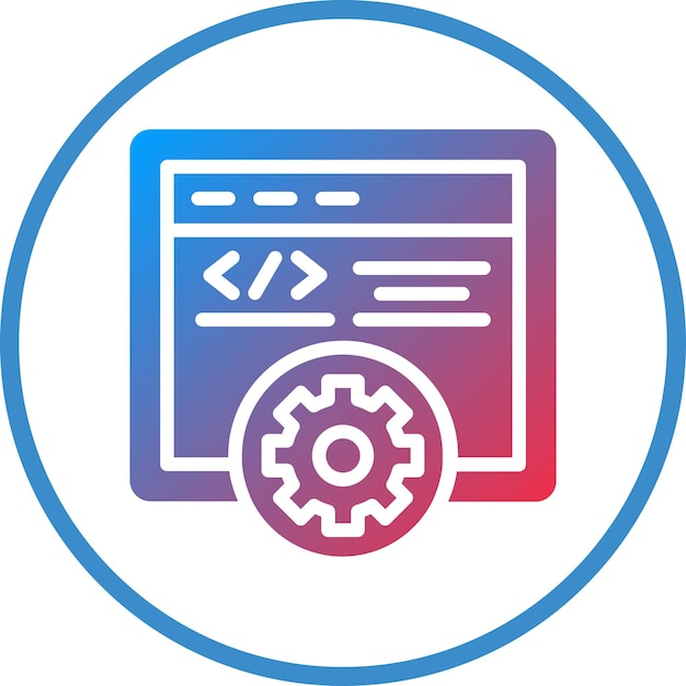 web programming icon style