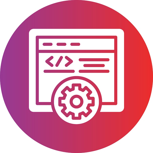 web programming icon style