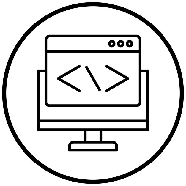 web programming icon style