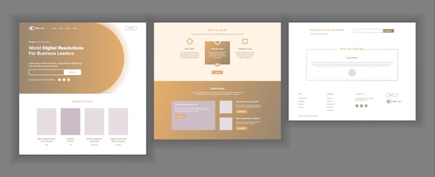Website Design Template 