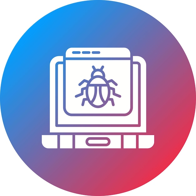 website hacked icon vector image can be used for cyber security