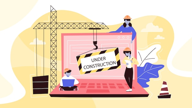 Website under construction page. Work in progress.