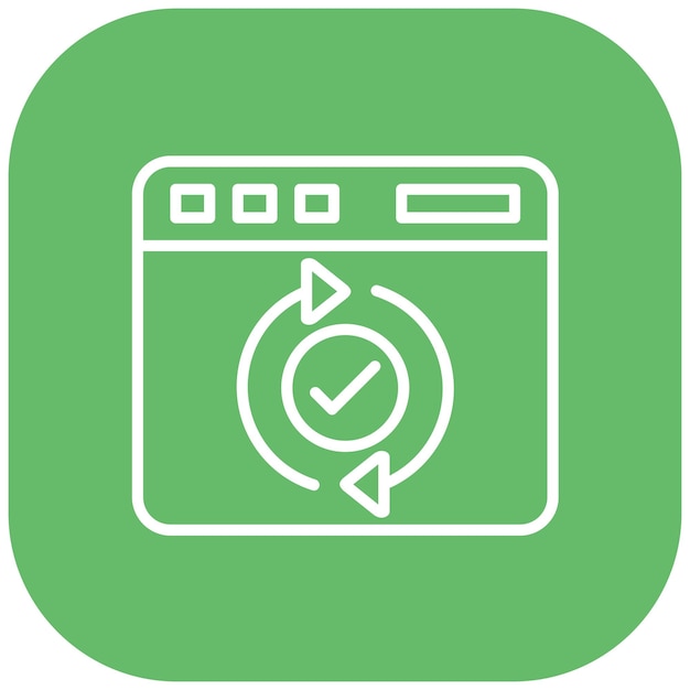 Website Update Vector Illustration Style