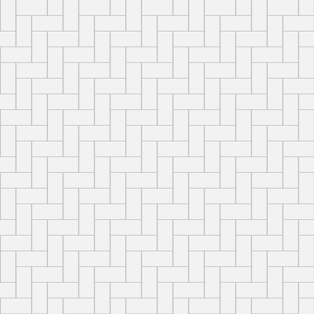 White geometric pattern of the wall with white squares.