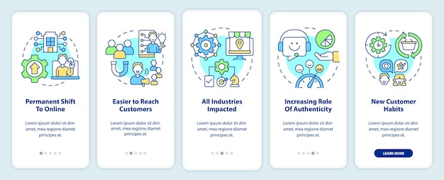 Why digital first mindset is essential onboarding mobile app screen
