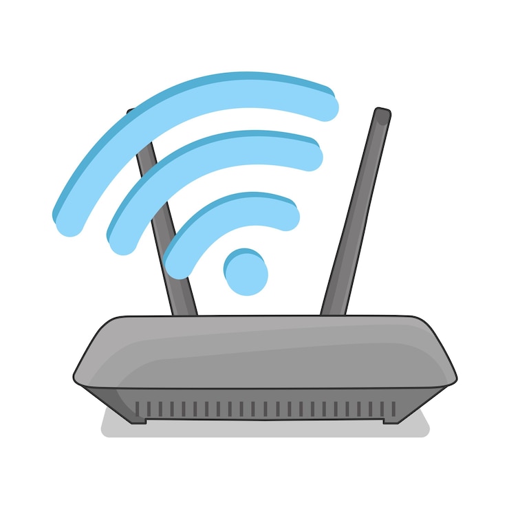 Vektor wifi router