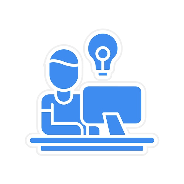Work Smart icon vector image Can be used for Project Management