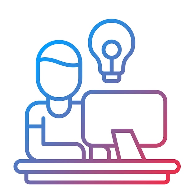 Work Smart icon vector image Can be used for Project Management