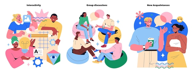 Workshops promote interactive learning through engaging discussions and networking participants