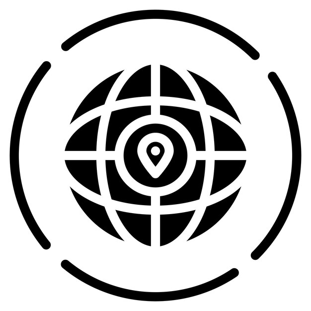 worldwide icon vector image can be used for data science