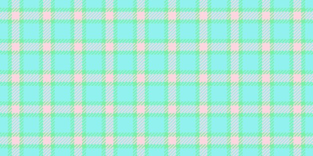 xmas plaid background fabric 60s tartan check seamless windowpane textile texture vector pattern in teal and green colors
