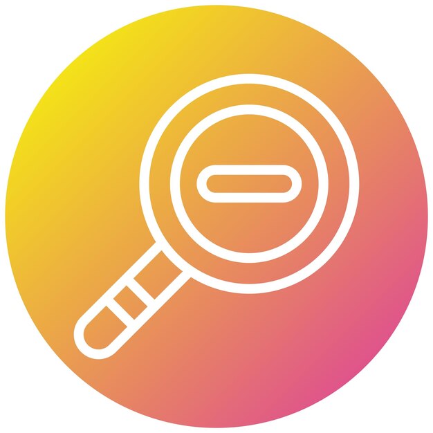 Zoom out Vector Icon Design Illustration