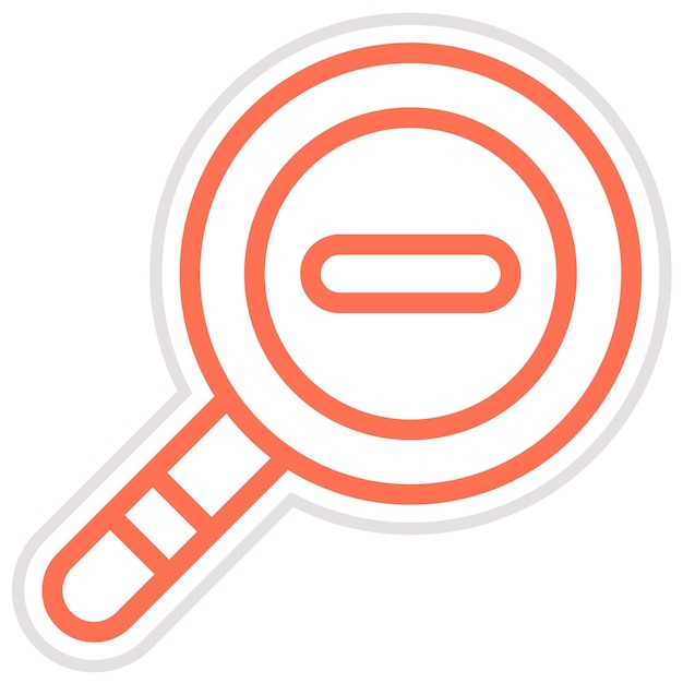 Zoom out Vector Icon Design Illustration