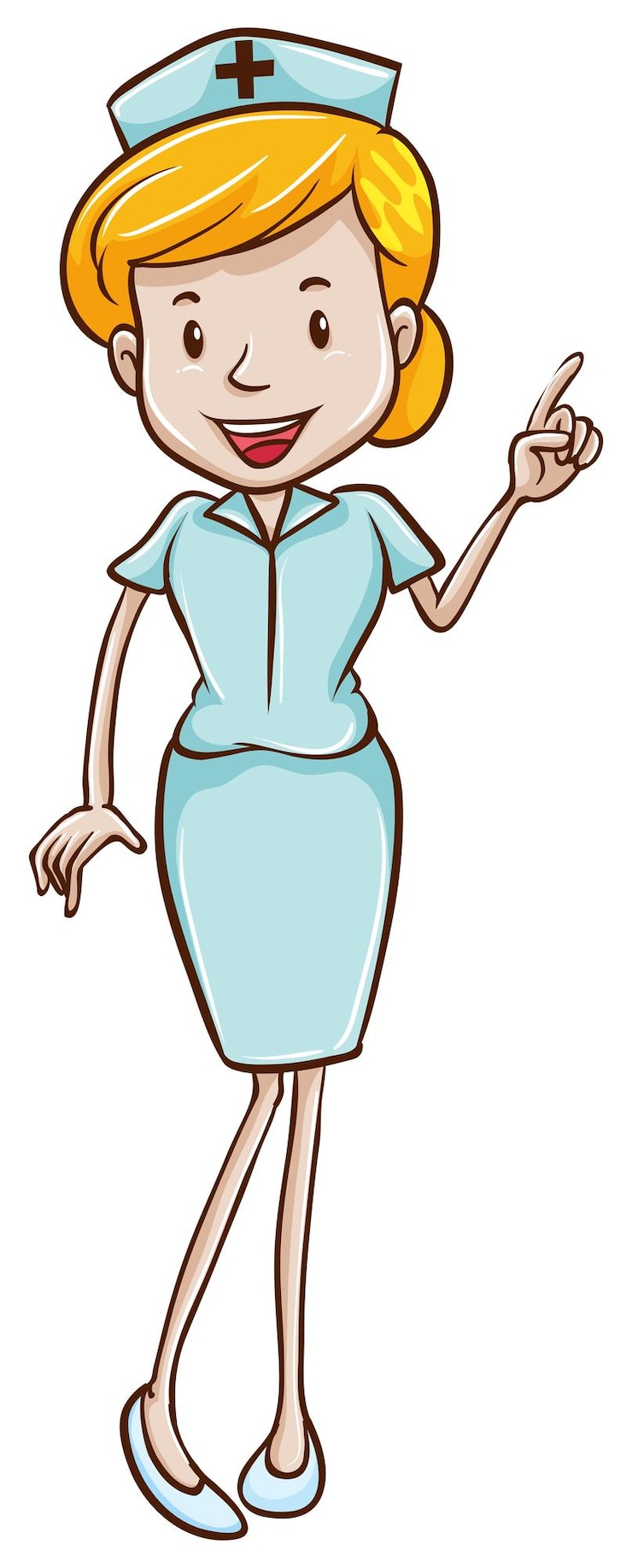 Zdarma Vektor a female doctor