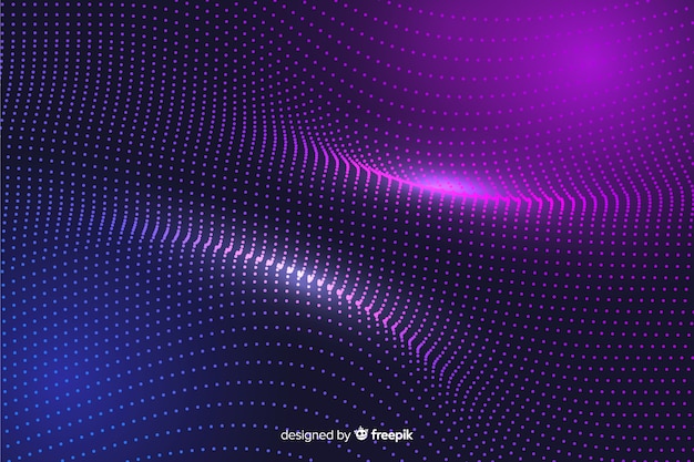 abstract background glowing particles