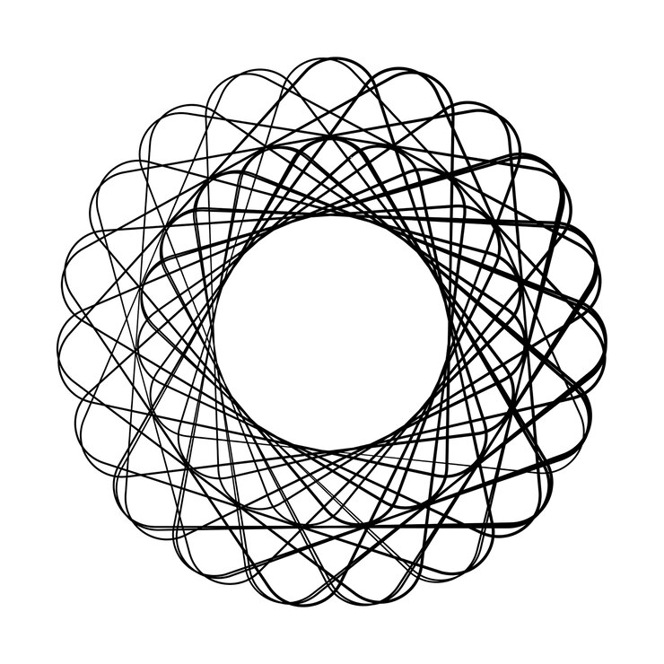 Zdarma Vektor abstraktní kruhový geometrický vektorový prvek