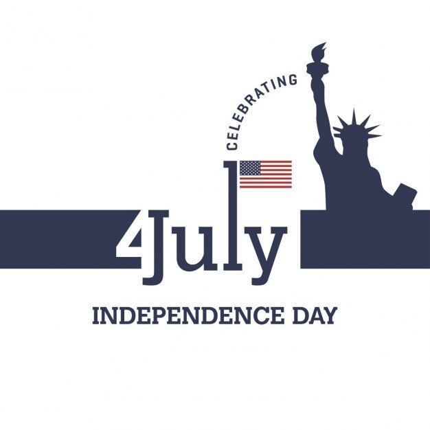 Zdarma Vektor celebrating usa day background