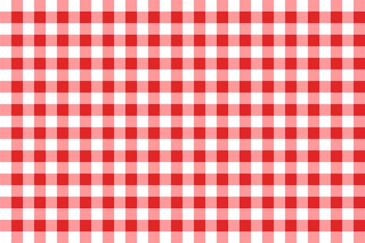 Zdarma Vektor červené pozadí se vzorem gingham