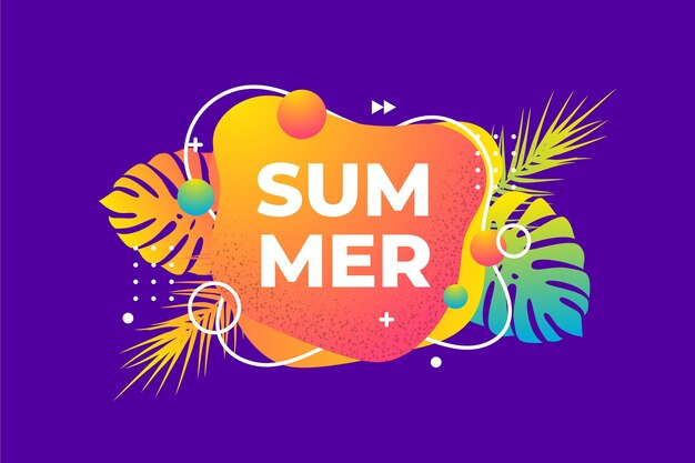 colorful summer background