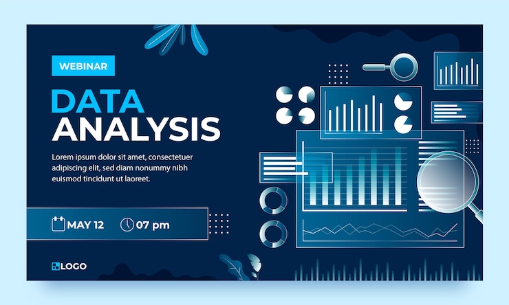 Zdarma Vektor data analysis template design