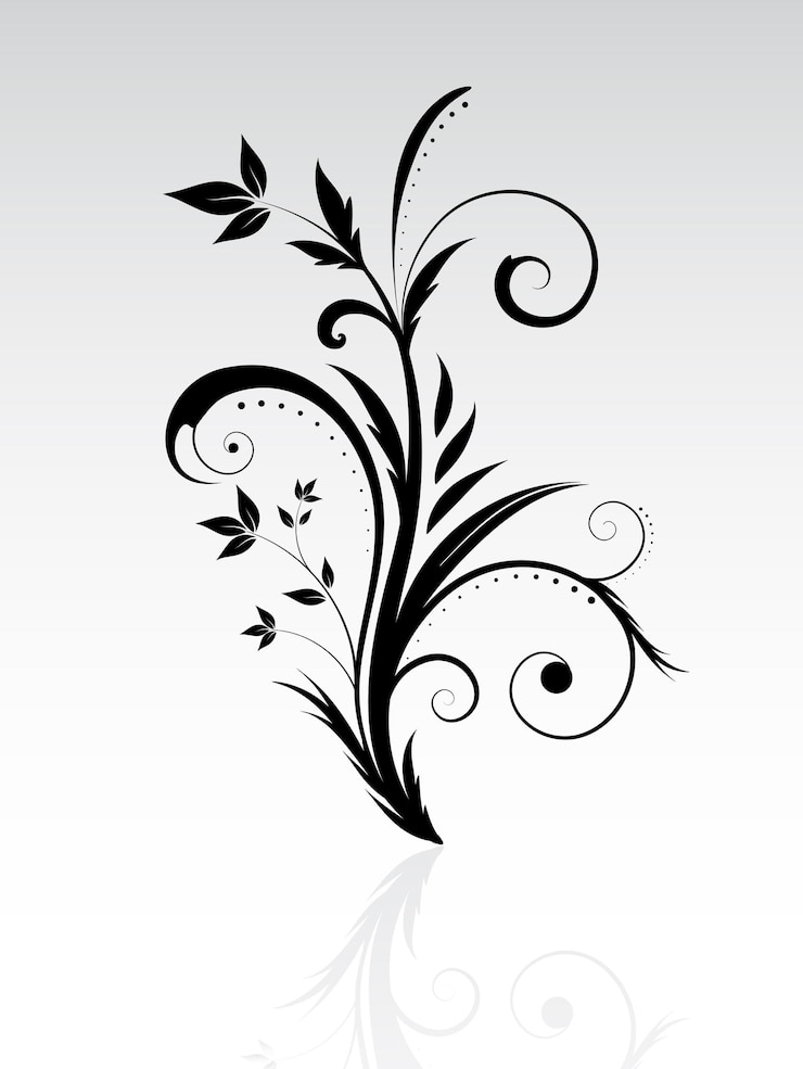 Zdarma Vektor decorative floral design