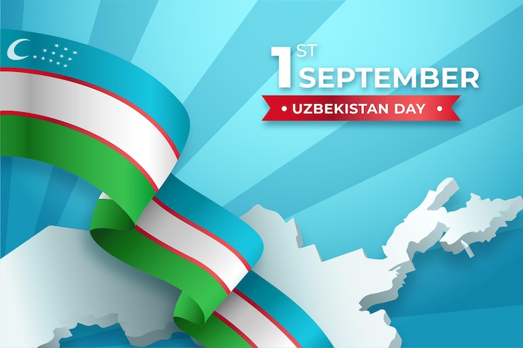 Zdarma Vektor den nezávislosti pozadí uzbekistánu