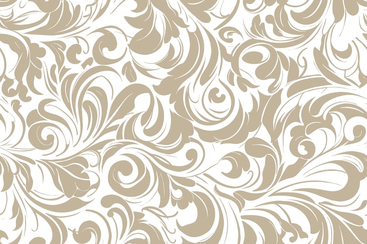 Zdarma Vektor elegant floral abstract organic patterns seamless patternjpg