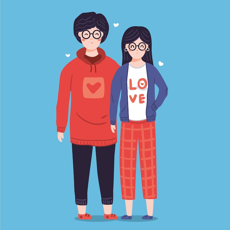 Zdarma Vektor fashion young koreans