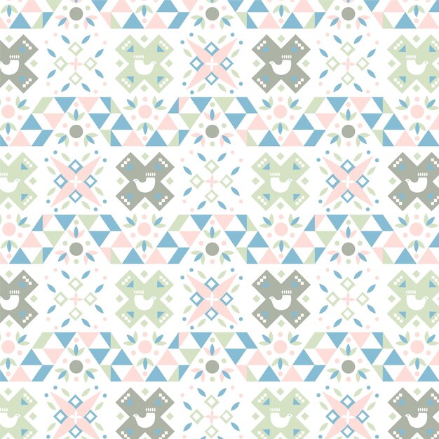 Flat scandinavian design pattern