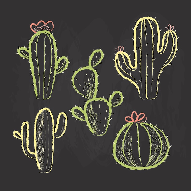 Zdarma Vektor hand drawn chalk illustration