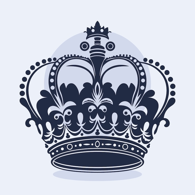 Zdarma Vektor hand drawn crown silhouette