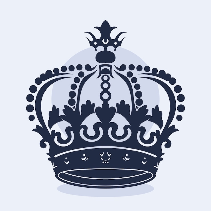 Zdarma Vektor hand drawn crown silhouette