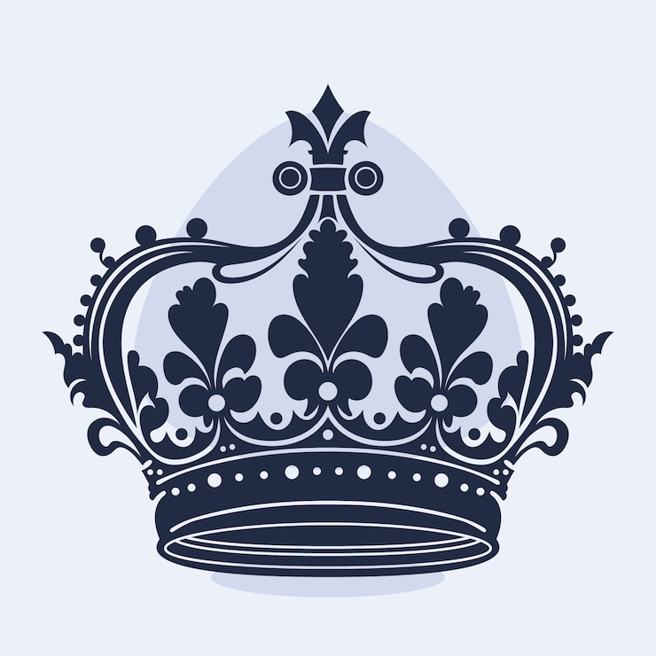 Zdarma Vektor hand drawn crown silhouette