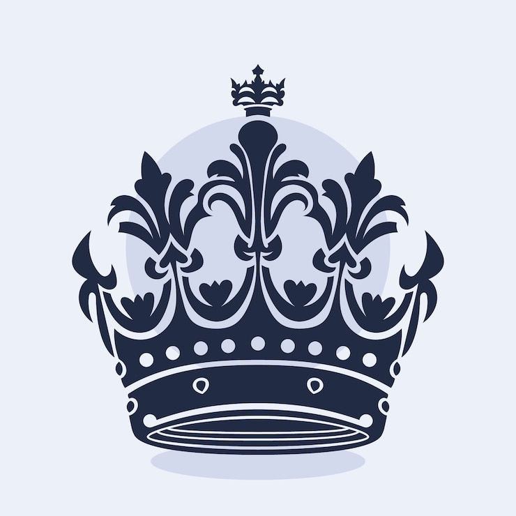 Zdarma Vektor hand drawn crown silhouette