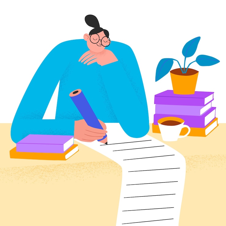 Zdarma Vektor hand drawn essay illustration