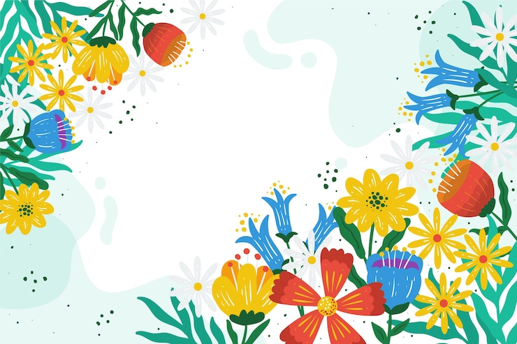 Zdarma Vektor hand drawn floral background