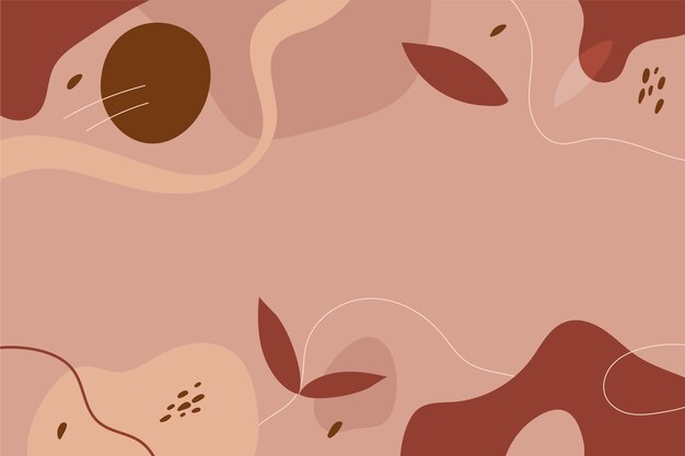 Hand drawn terracotta background