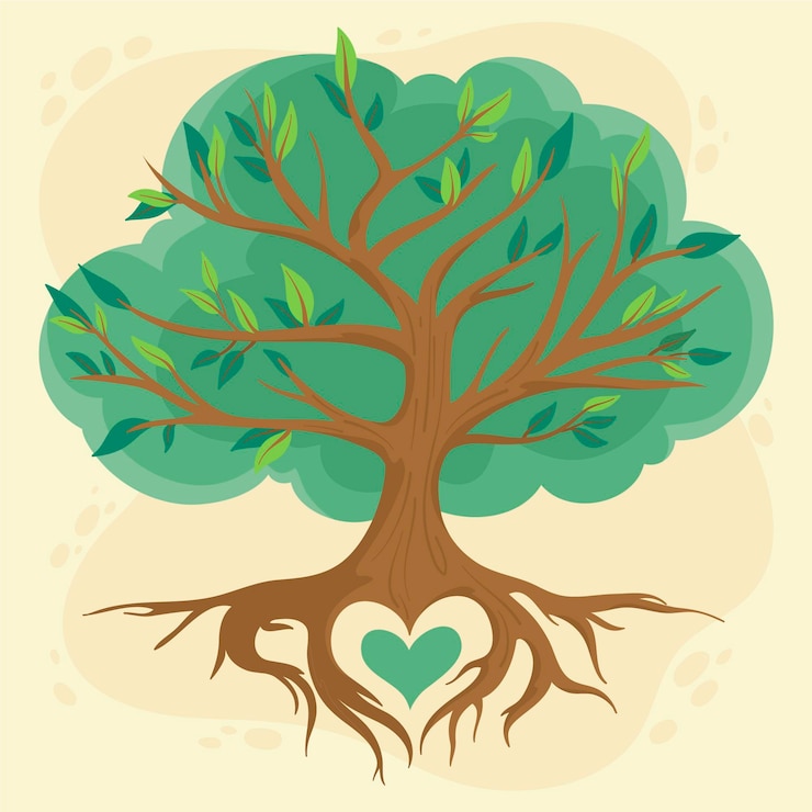 Zdarma Vektor hand drawn tree life