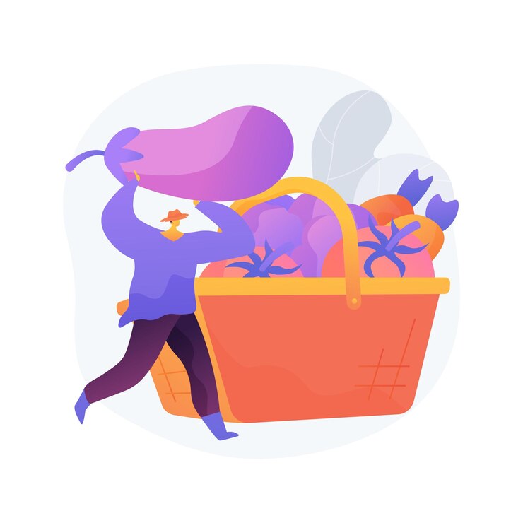 Zdarma Vektor harvesting abstract concept vector illustration. collecting crops and vegetables, crop rotation, sustainable gardening, growing season, gestation period, homegrown food abstract metaphor.