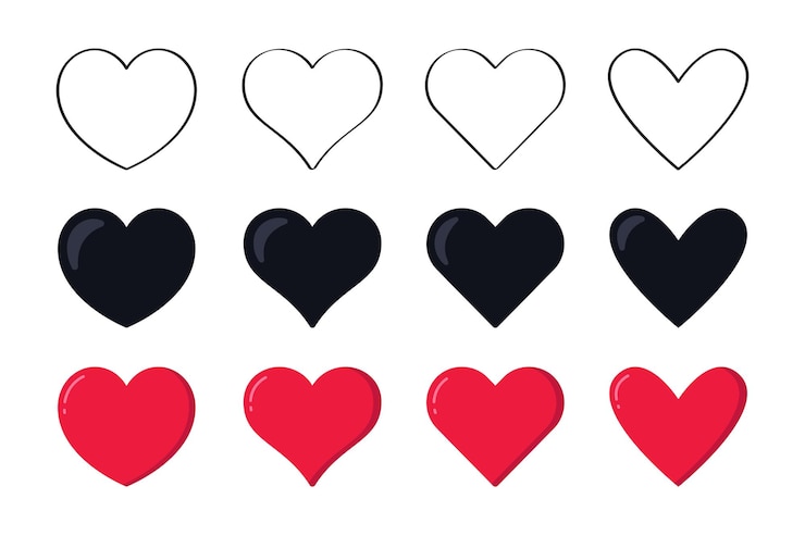 Zdarma Vektor hearts