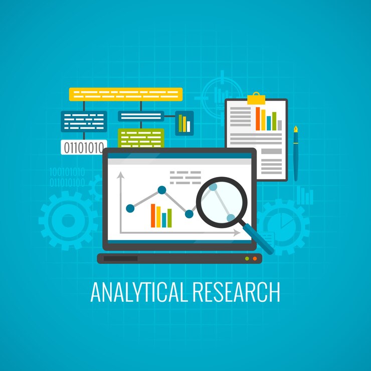 Zdarma Vektor ikona datového a analytického výzkumu