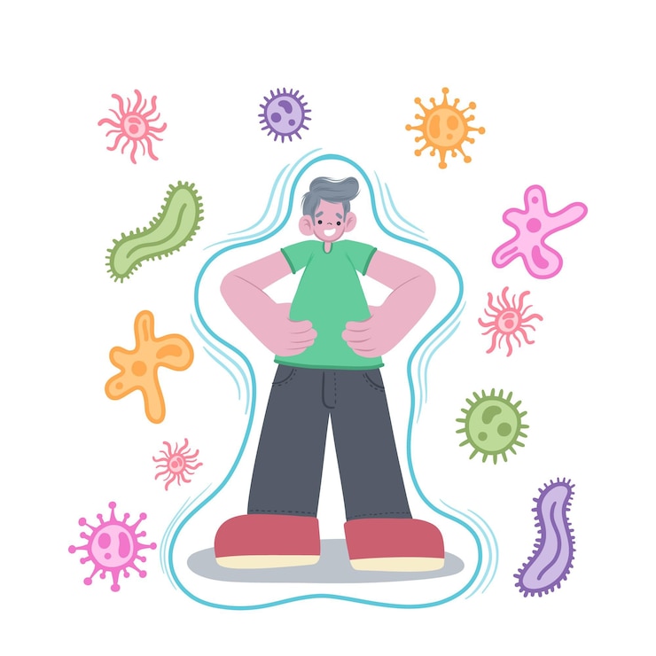 Zdarma Vektor immune system concept