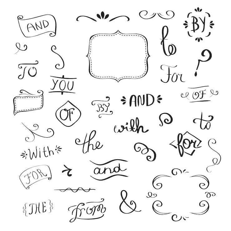 Zdarma Vektor kaligrafie a lettering